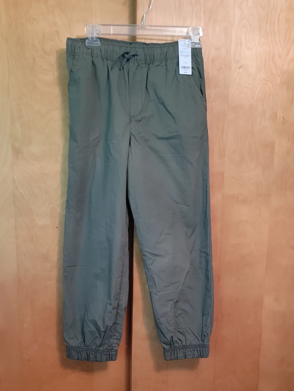 Carters Olive Drawstring Lined Jogger Pants